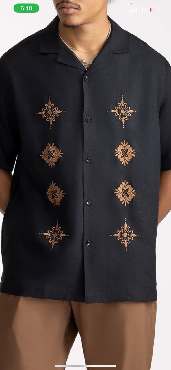 African embroidered shirt