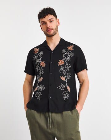 French embroidered shirt