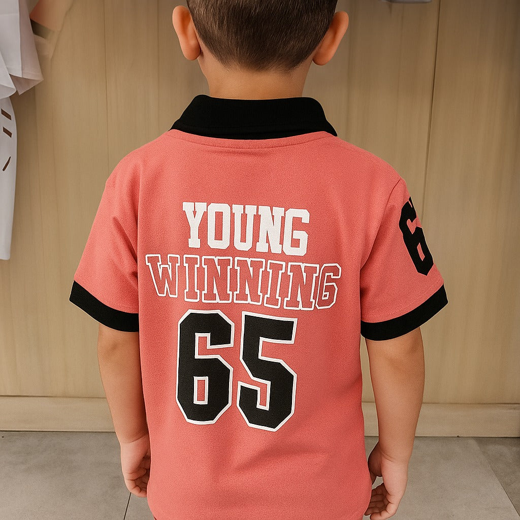 Young winning t shirt (Pink)