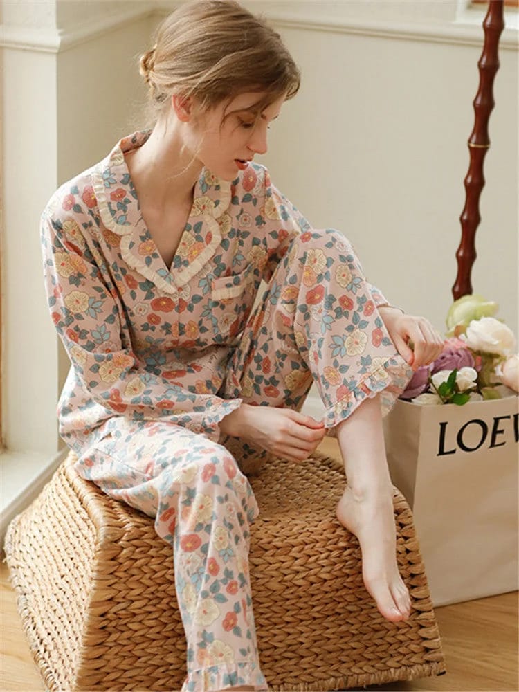 Cozy bloom Pajama set