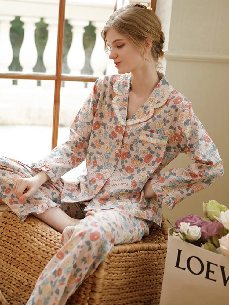 Cozy bloom Pajama set