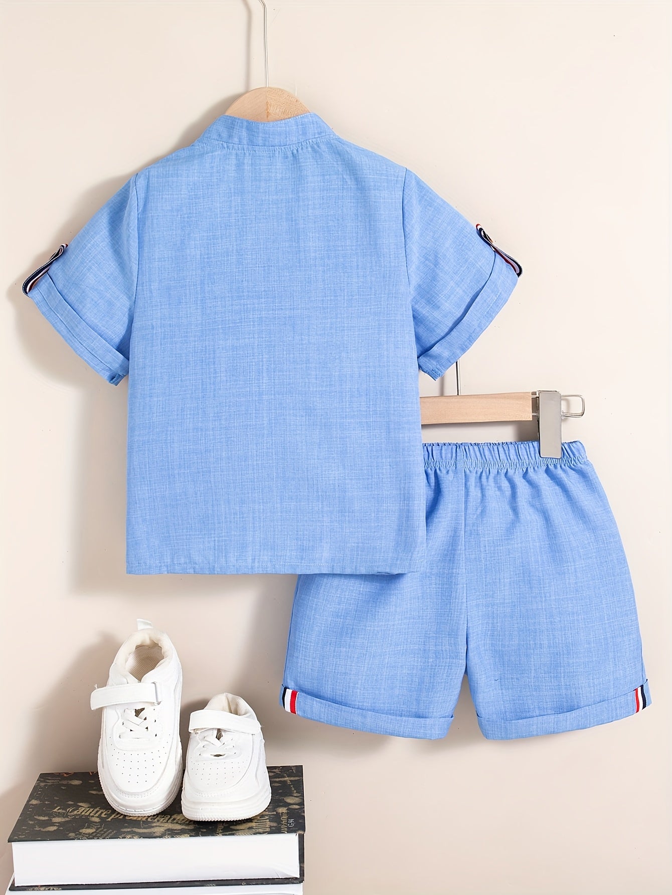 Uzbak Two piece set for kids & boys (blue)