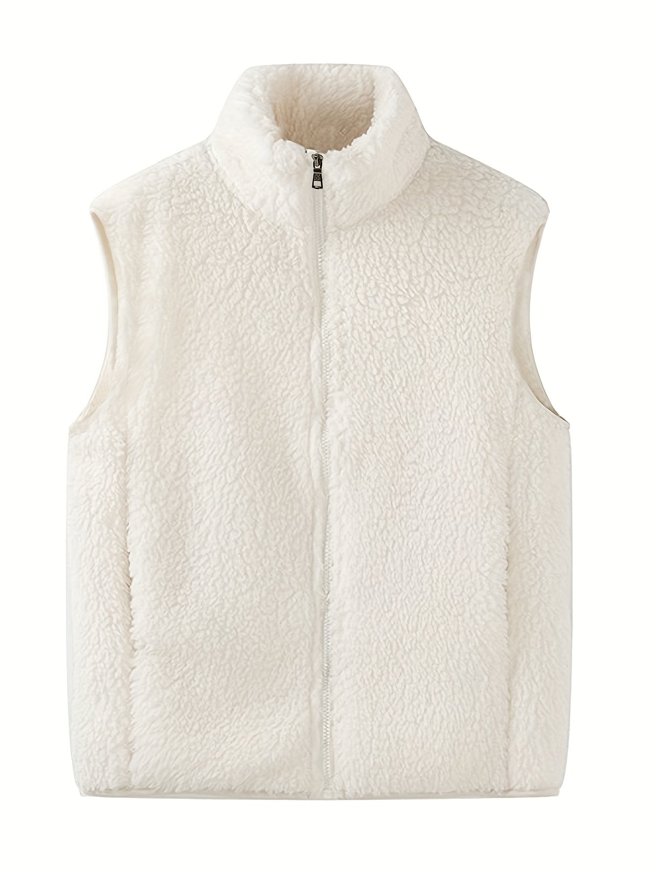 Sleeveless Sherpa (white)