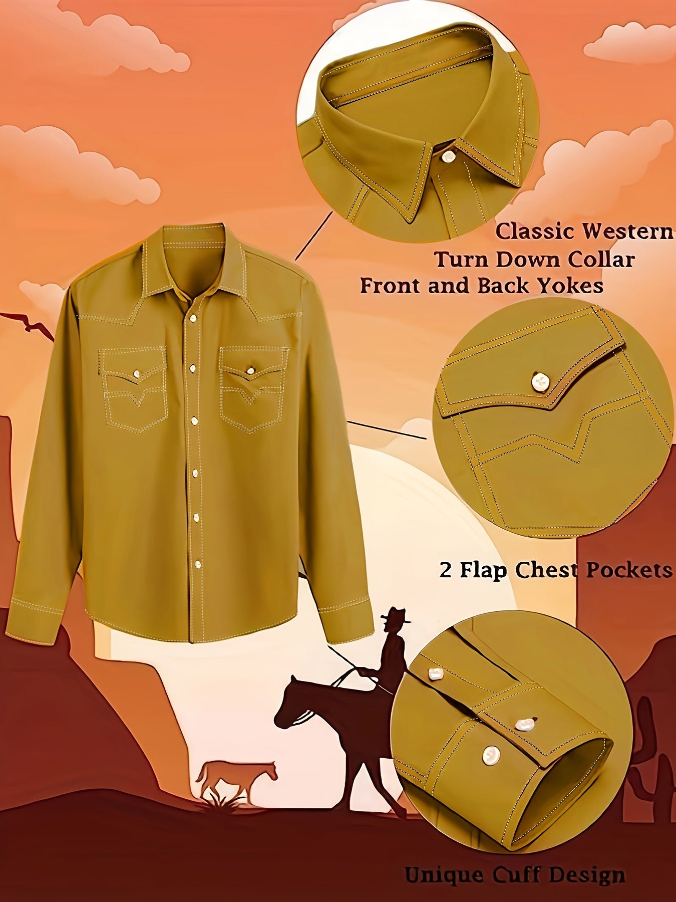 Hiking shirt (Mustard)