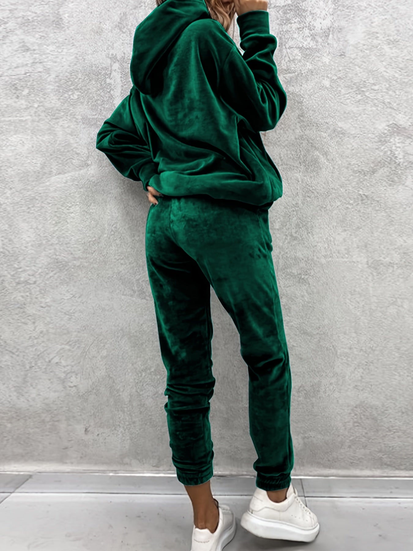 Kangaroo Pocket Hooded set (Green)
