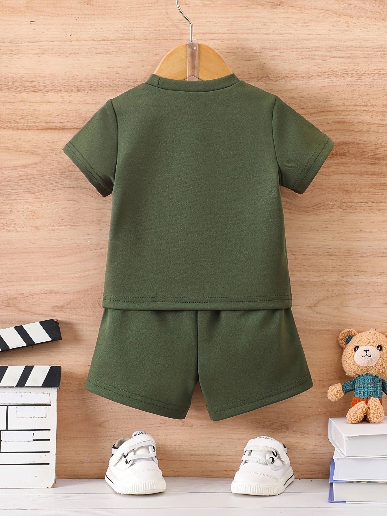 Dry fit tracksuit for boys (Army Green)