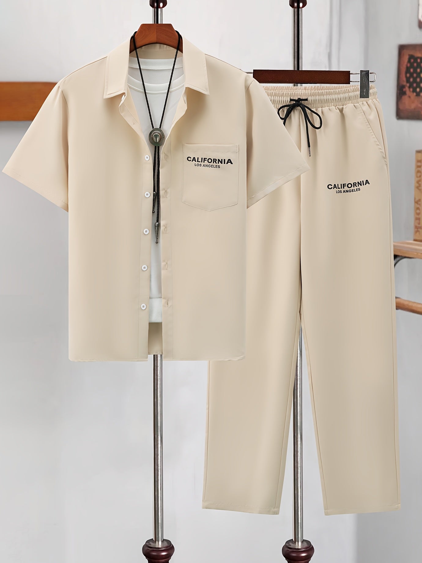 California tracksuit for mens (apricot)