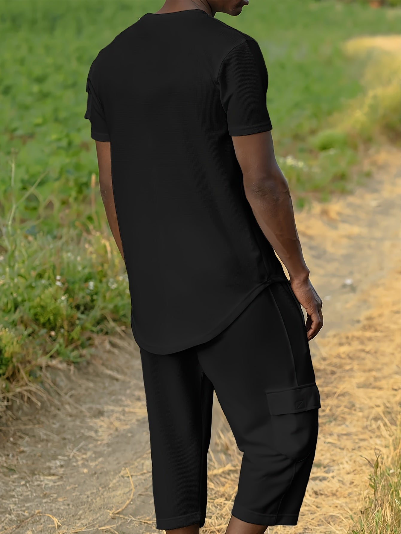 RCN tracksuit with shorts (Black)
