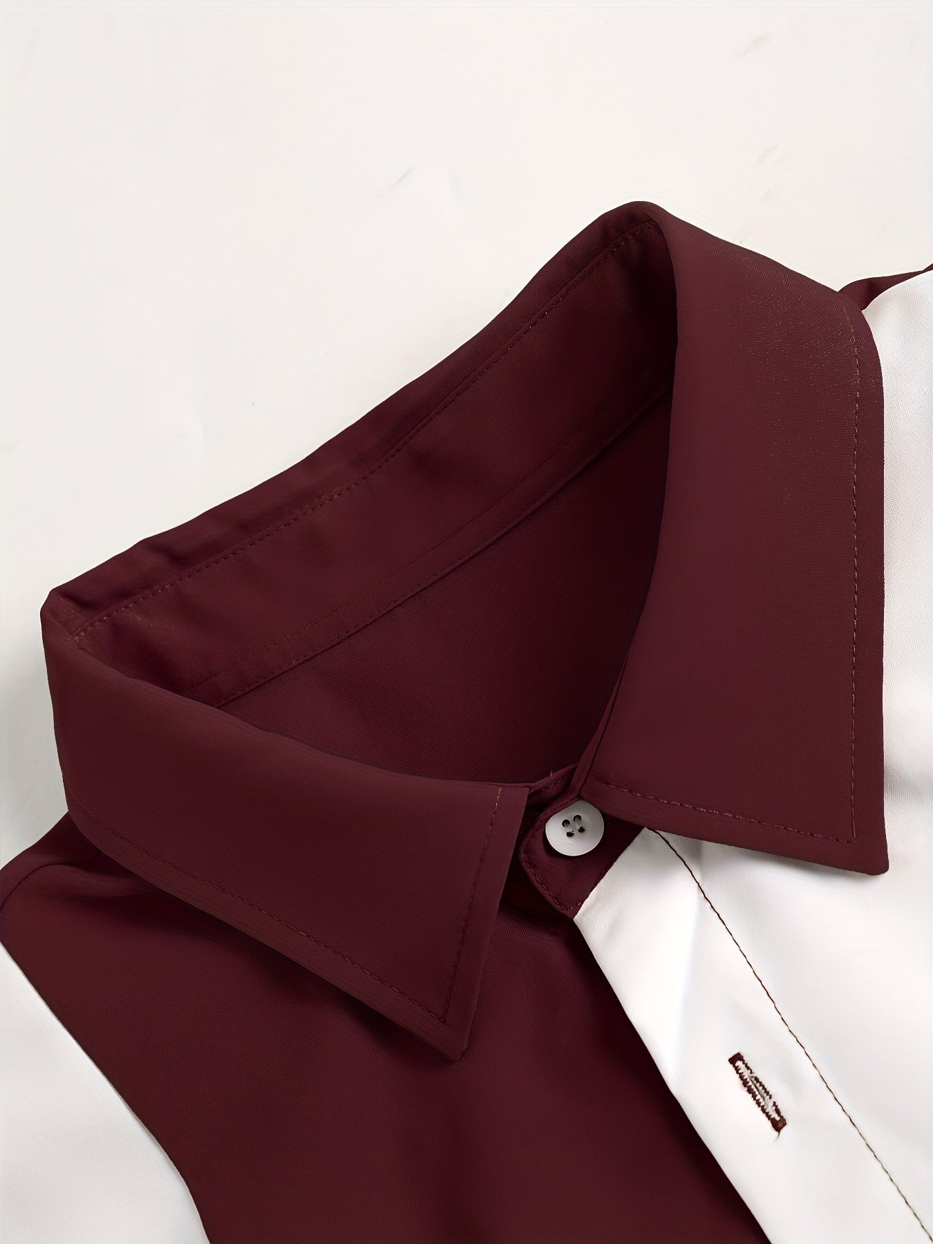Lapel tracksuit (Burgundy)