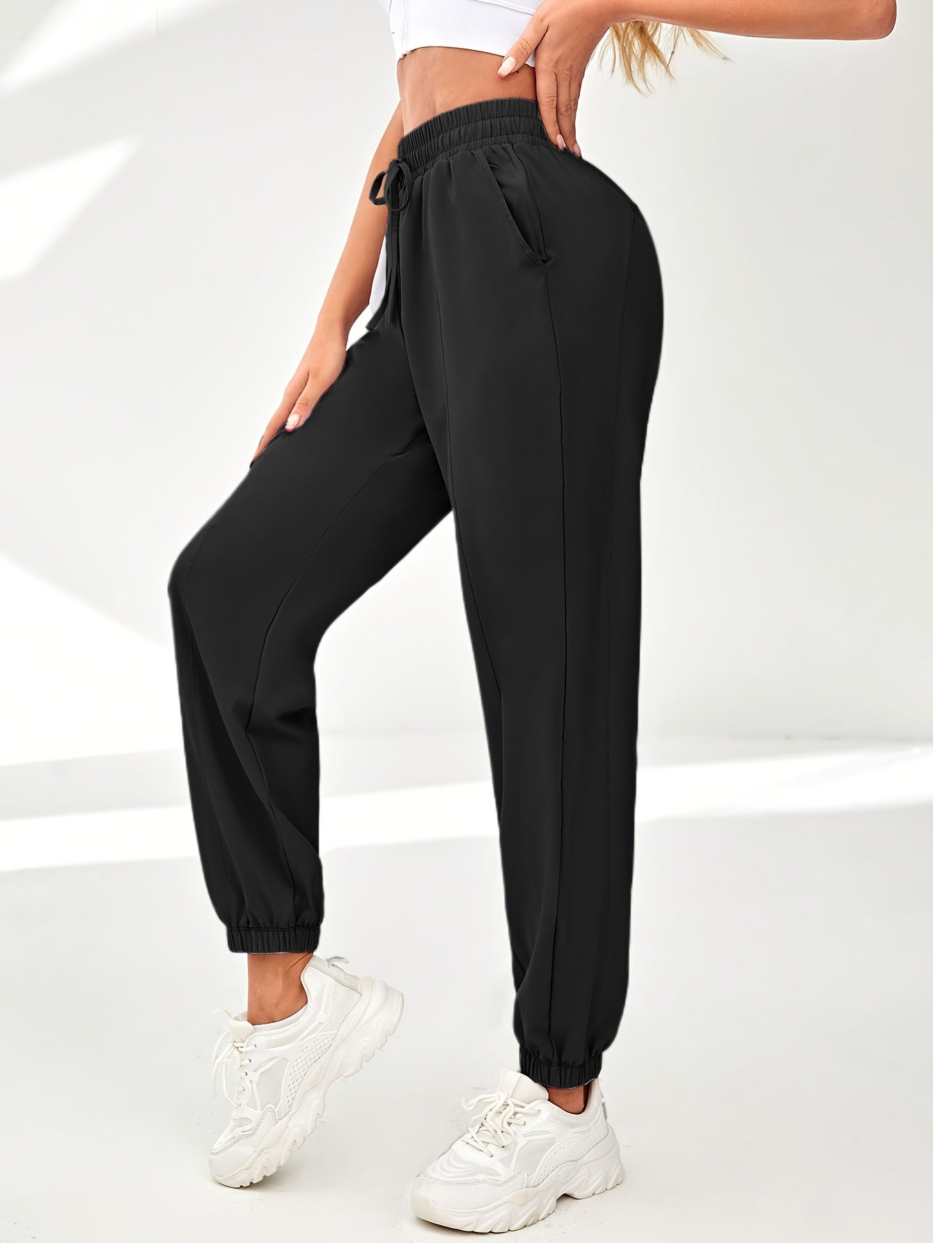 Turkish style Jogger pants for women (Black)