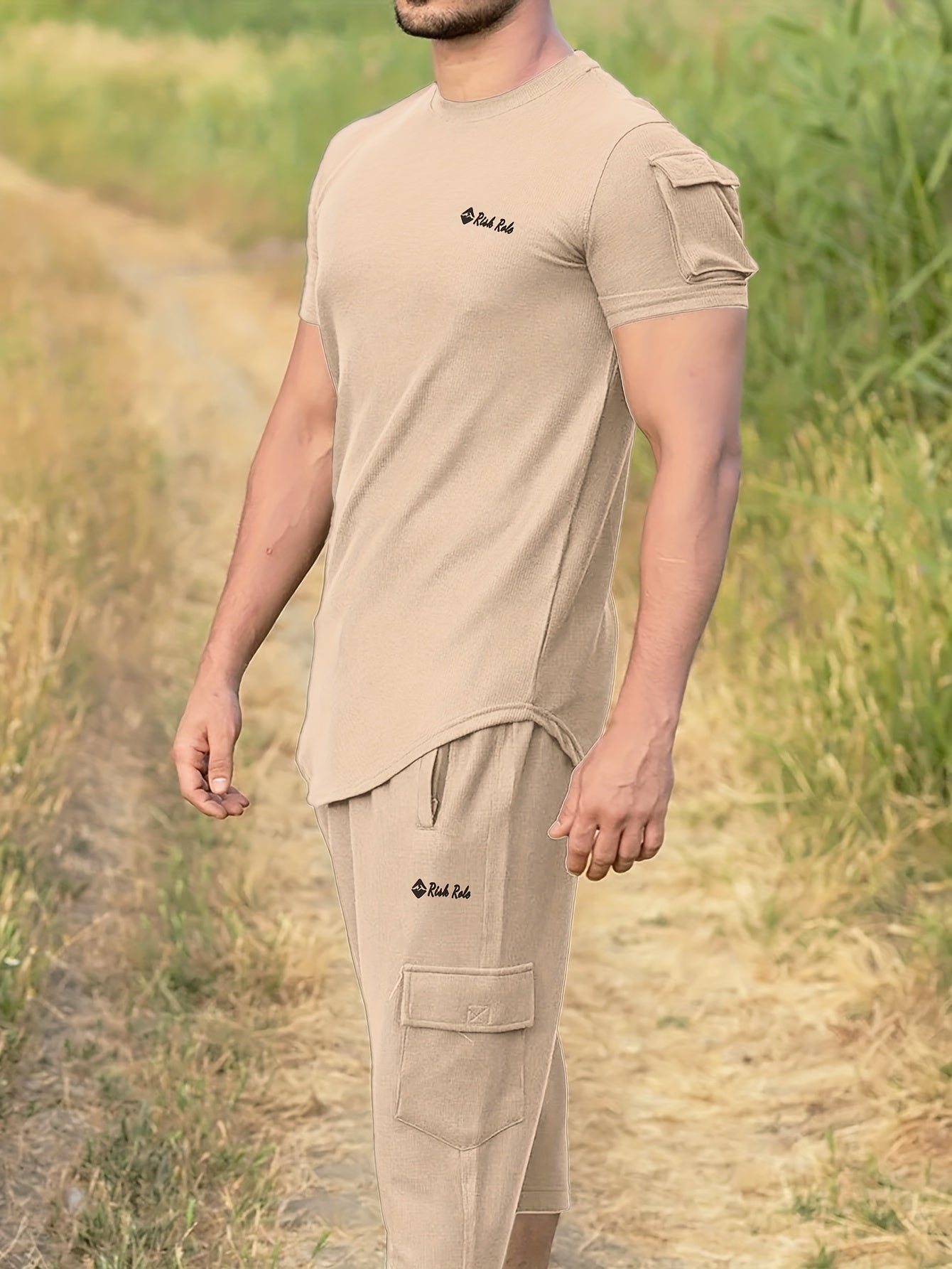 RCN tracksuit with shorts (Khaki)