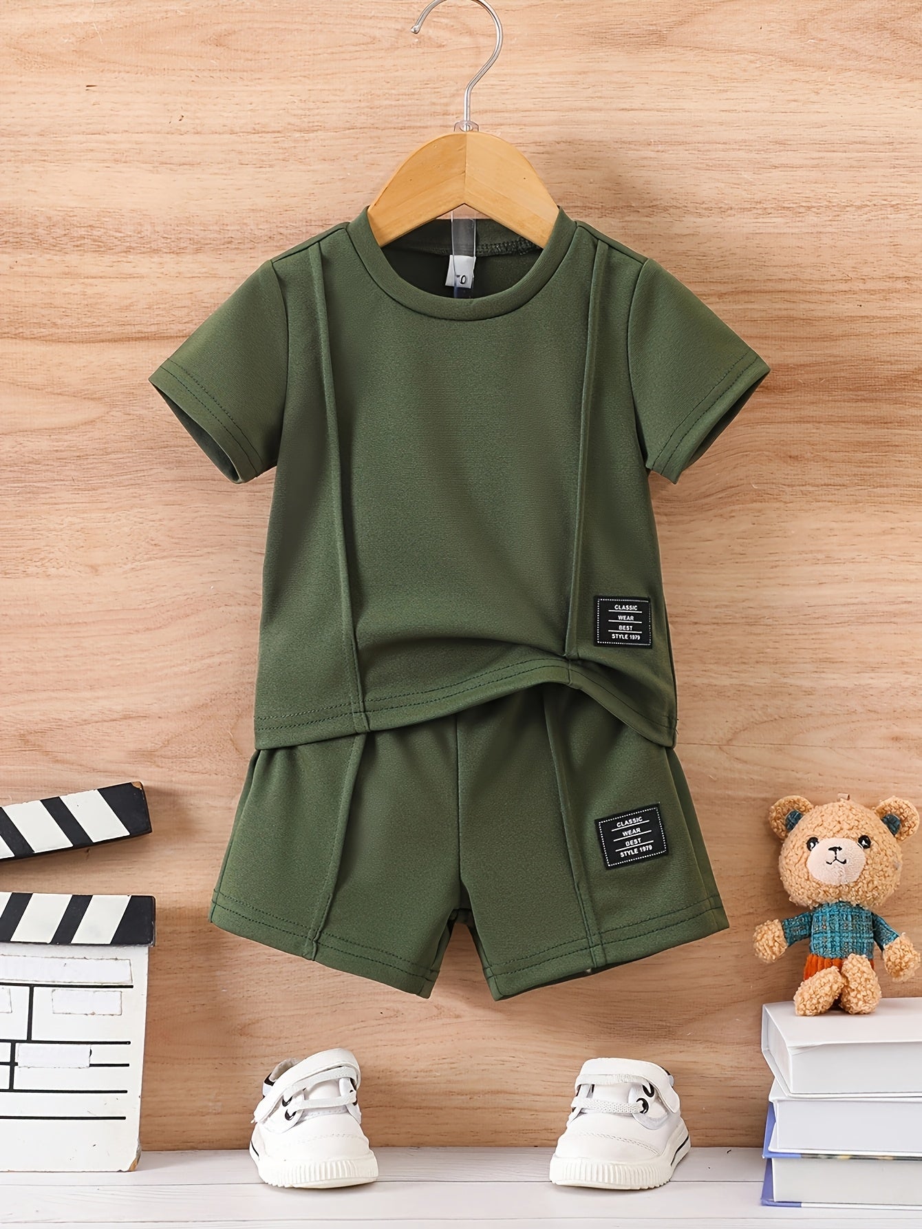 Dry fit tracksuit for boys (Army Green)