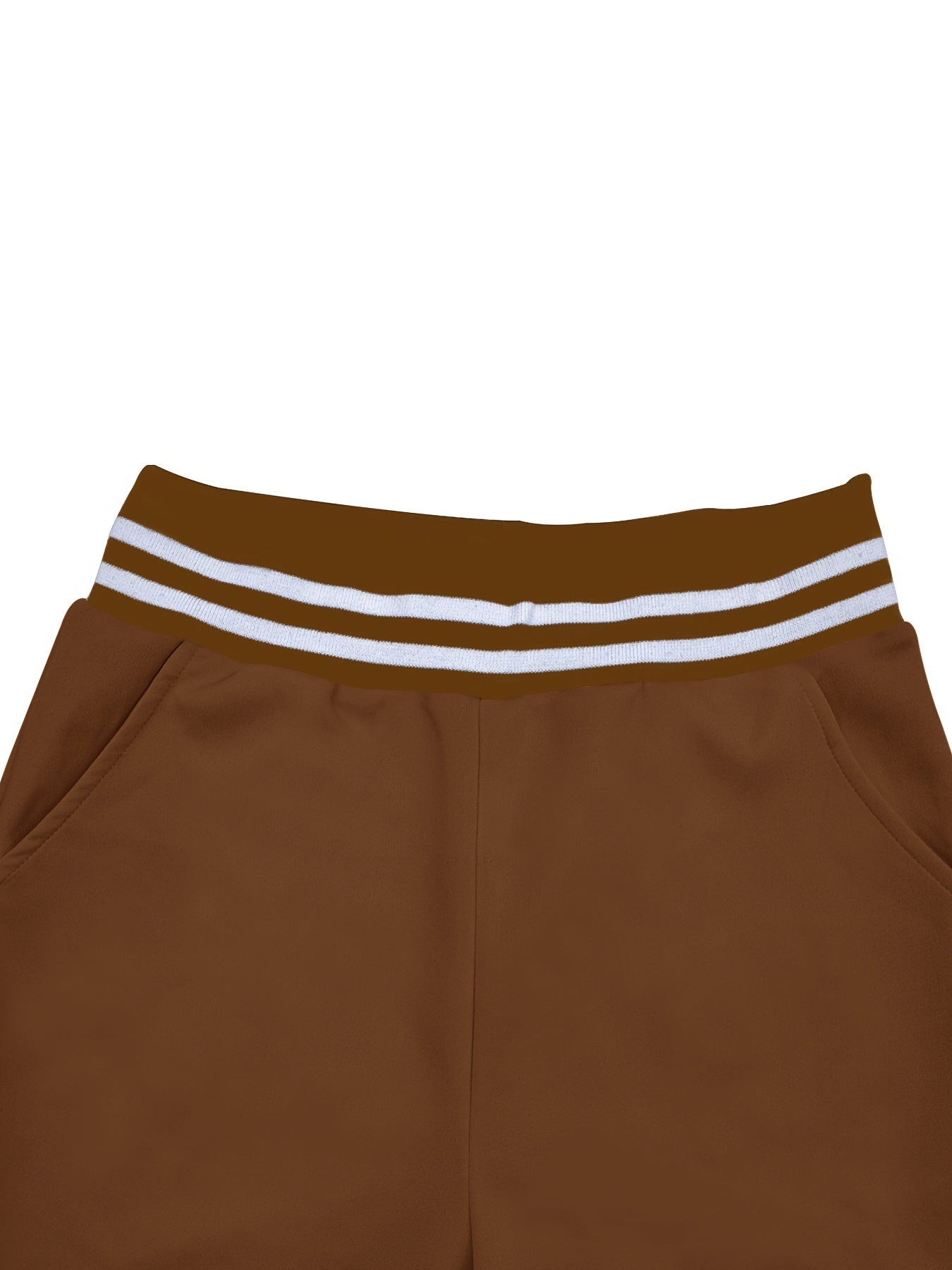 Jumpsuit with pockets for women (Brown)