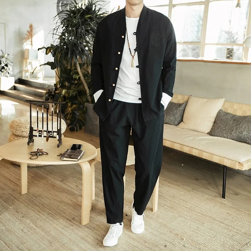 Kungfu tracksuit (Black)