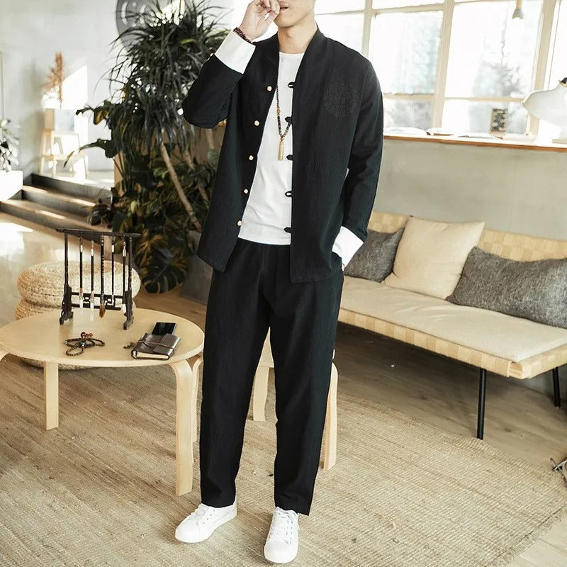 Kungfu tracksuit (Black)