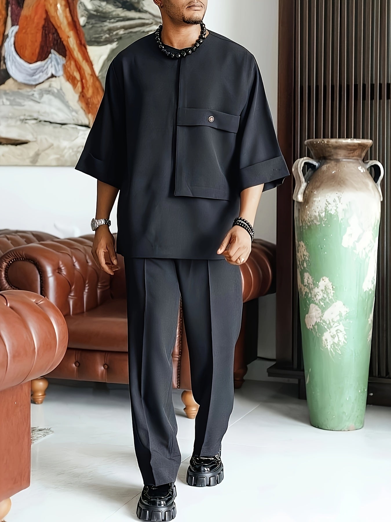 African tracksuit (black)