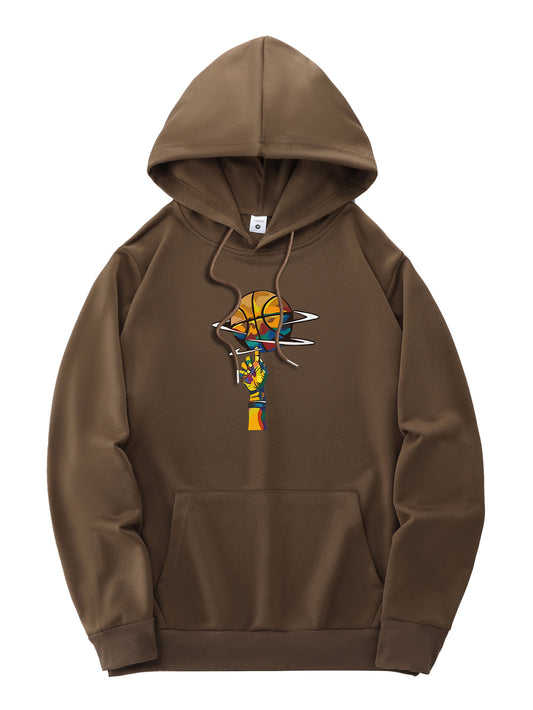 Basketball hoodie for men & women (Coffee)
