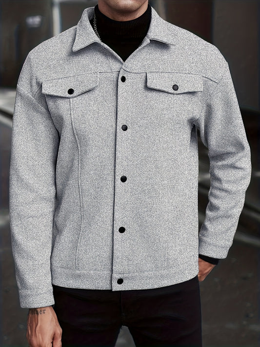 Italian wool jackets for Men (Light Grey)