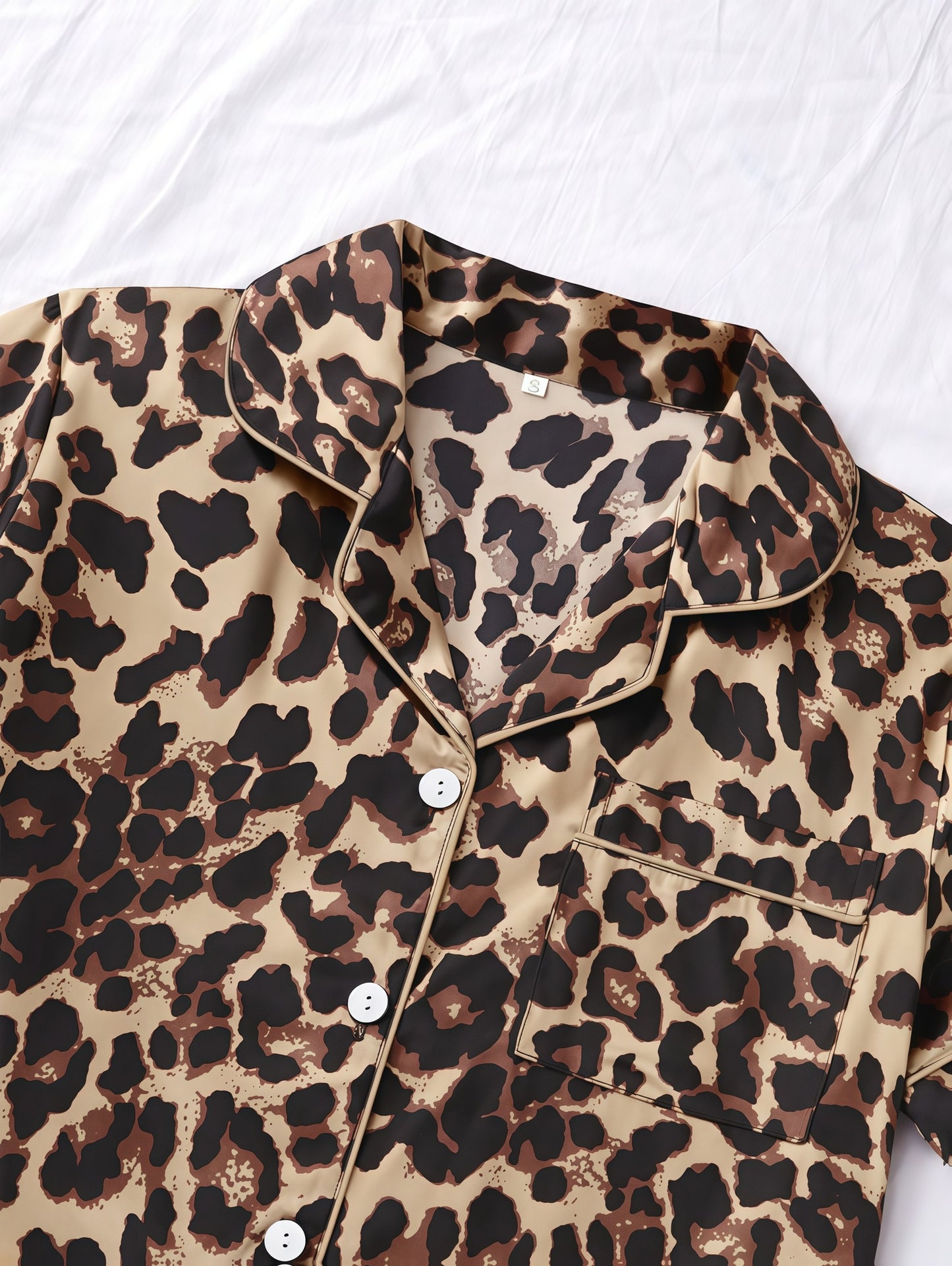 Leopard 3 piece pajama set