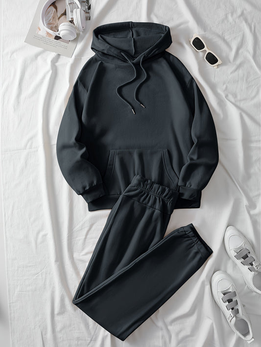 Greek hoodie set for women and men (Dark Grey)