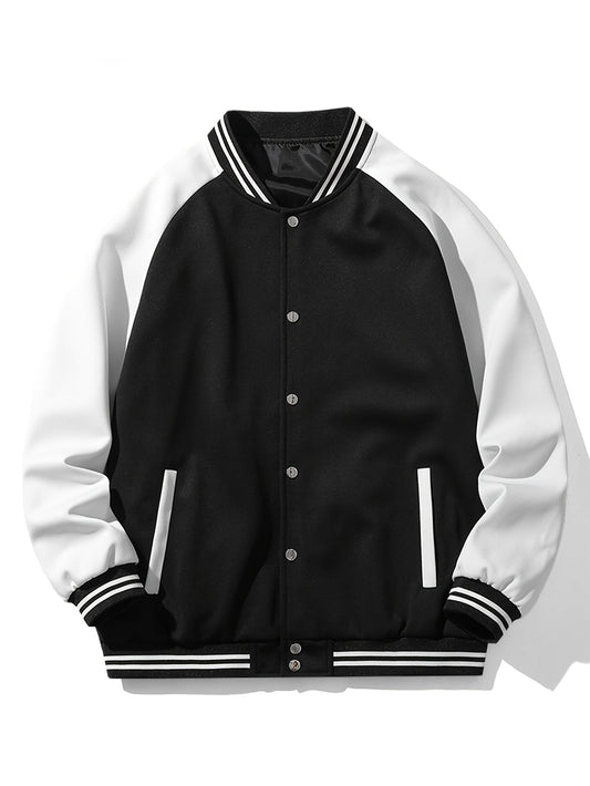Chicago baseball jacket (Black)
