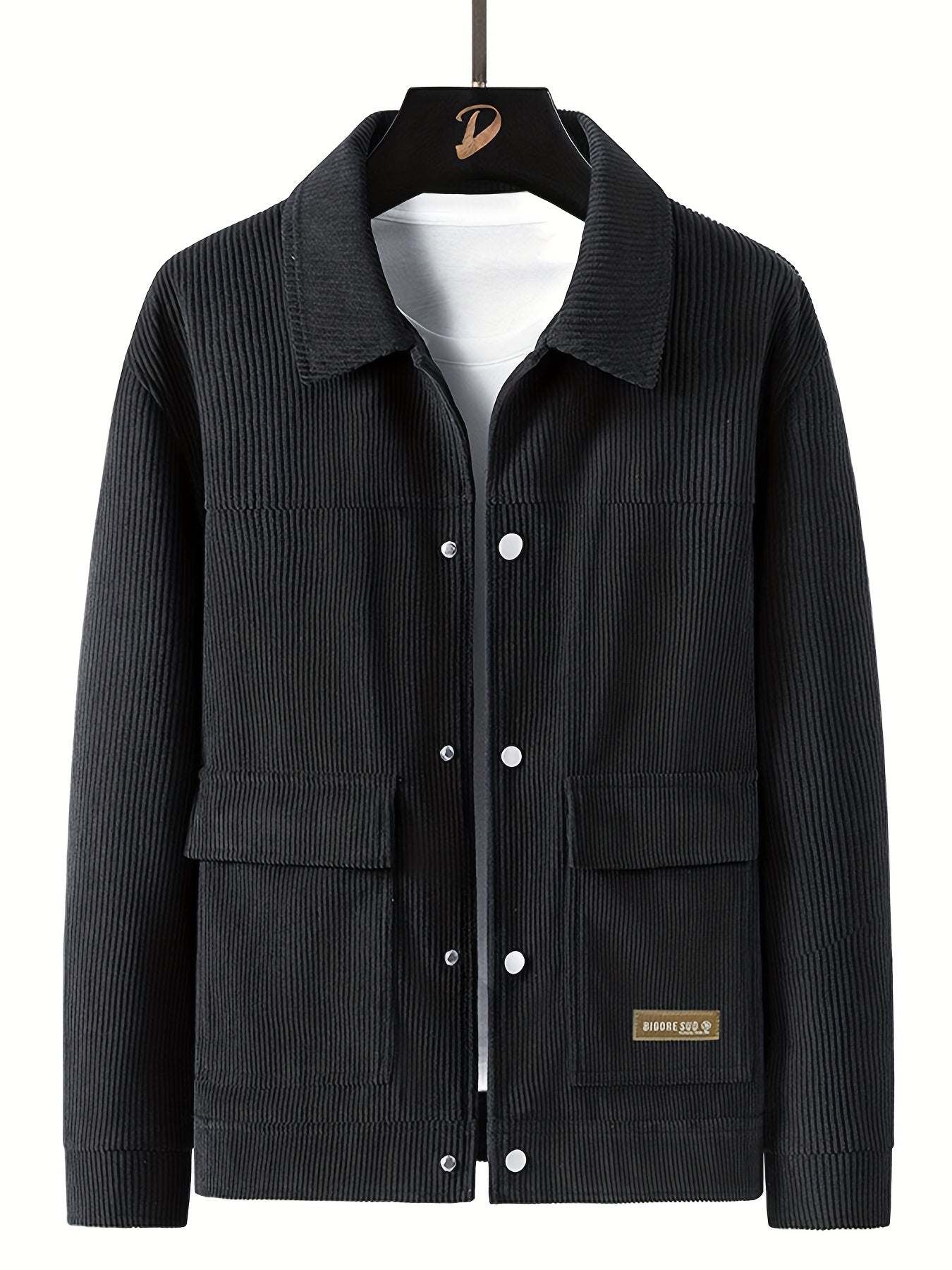 American Style corduroy Jacket- Black