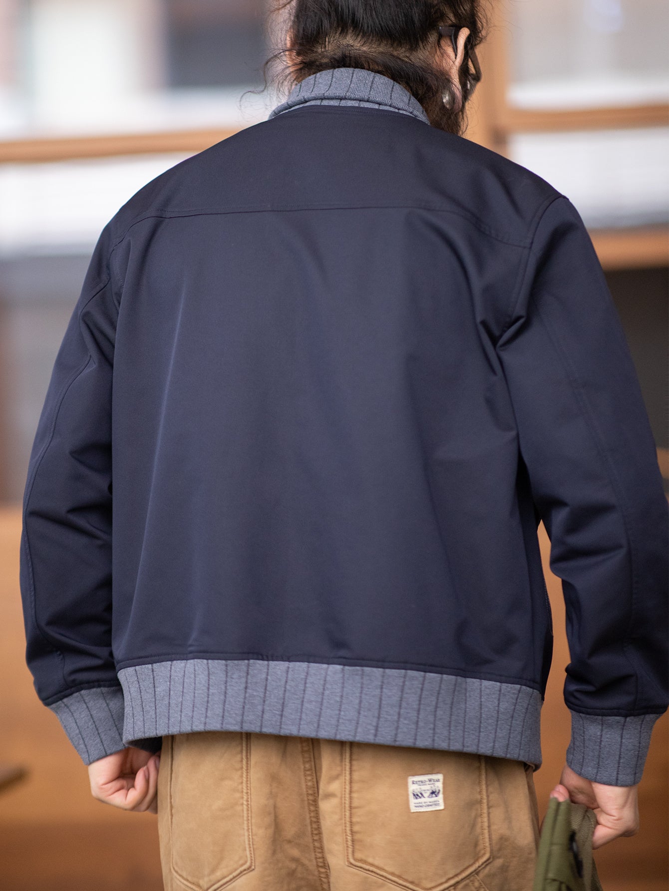 Retro Jeans bomber jacket