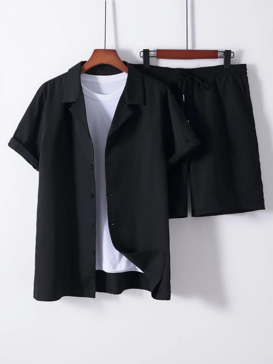 RTN shorts tracksuit (Black)