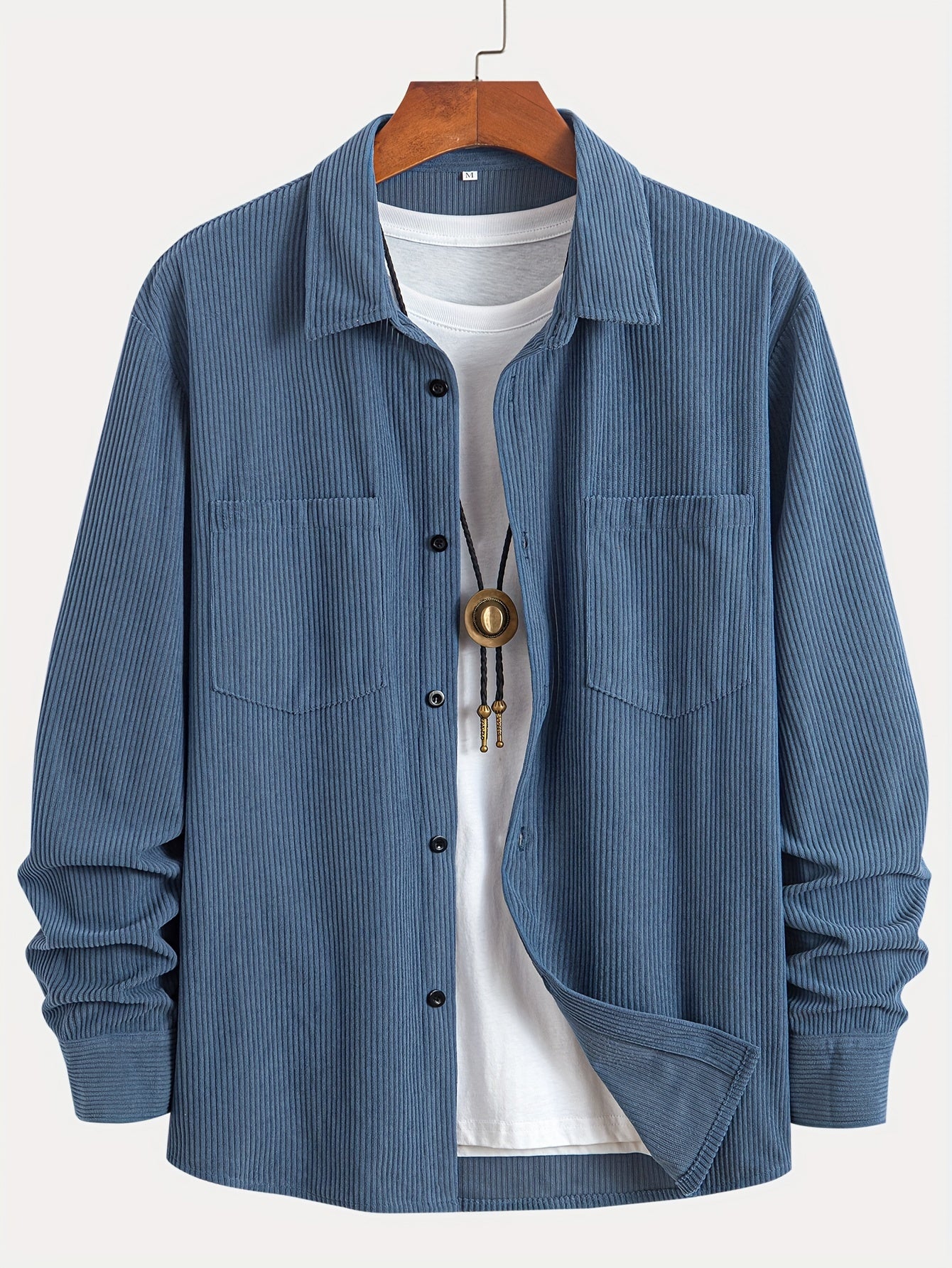 Corduroy Shirt- Sea Blue