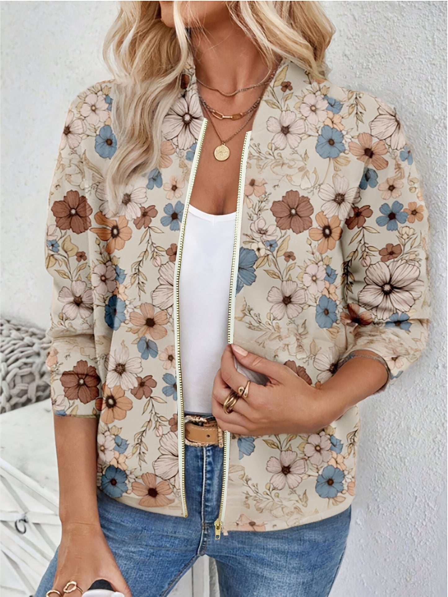 Zipper Jacket for women (Skin)