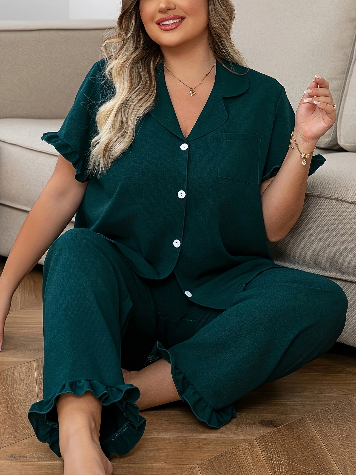 Ruffled PJ set (Four seasons)