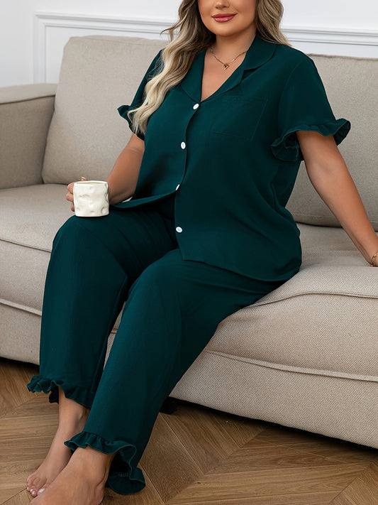 Ruffled PJ set (Four seasons)
