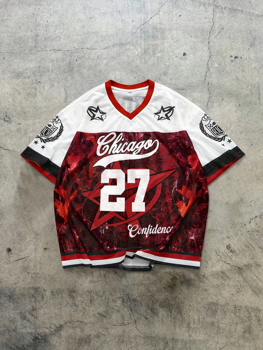 Chicago star tshirt (Red)