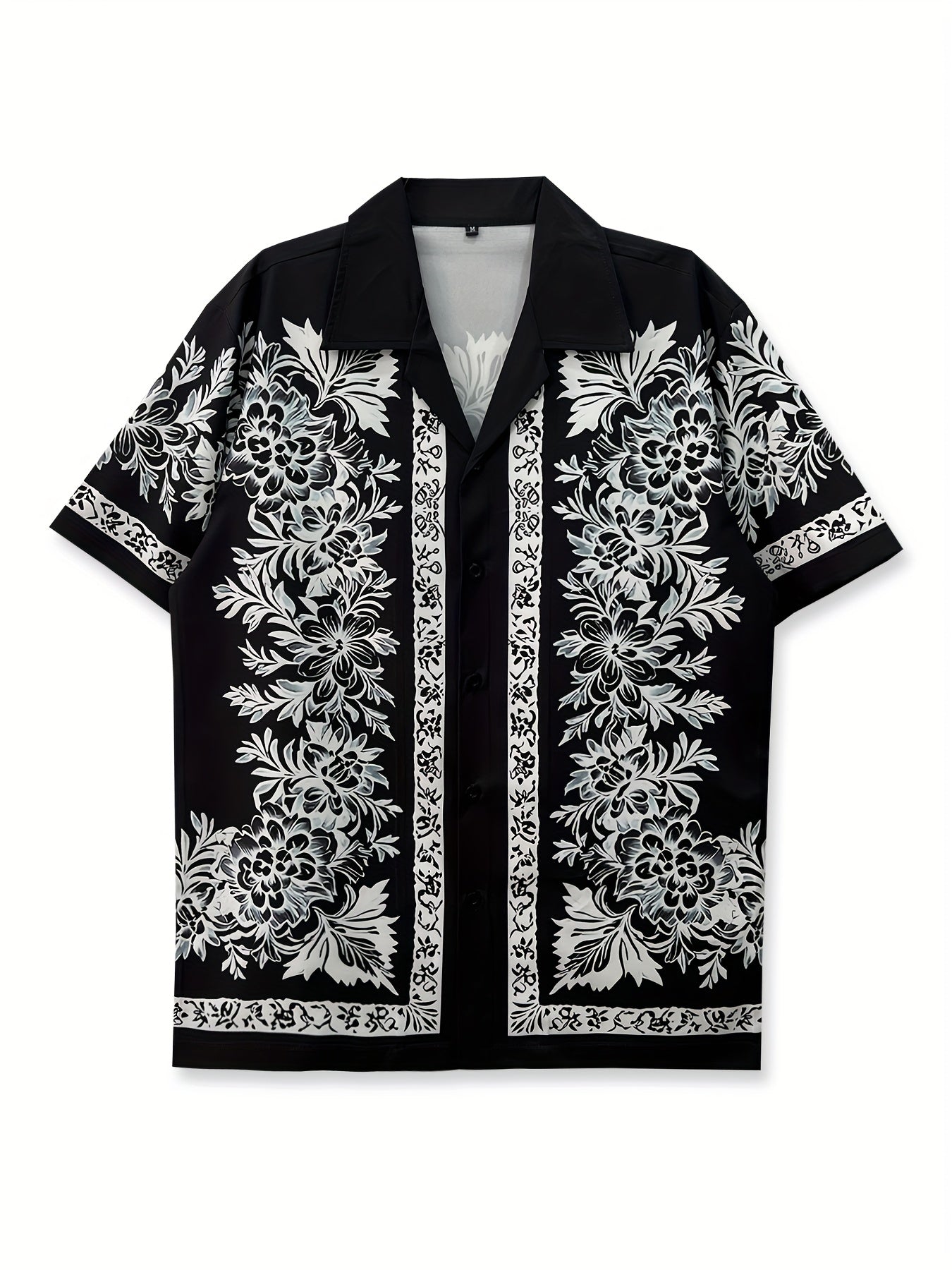 Symmetrical floral printed Shirt