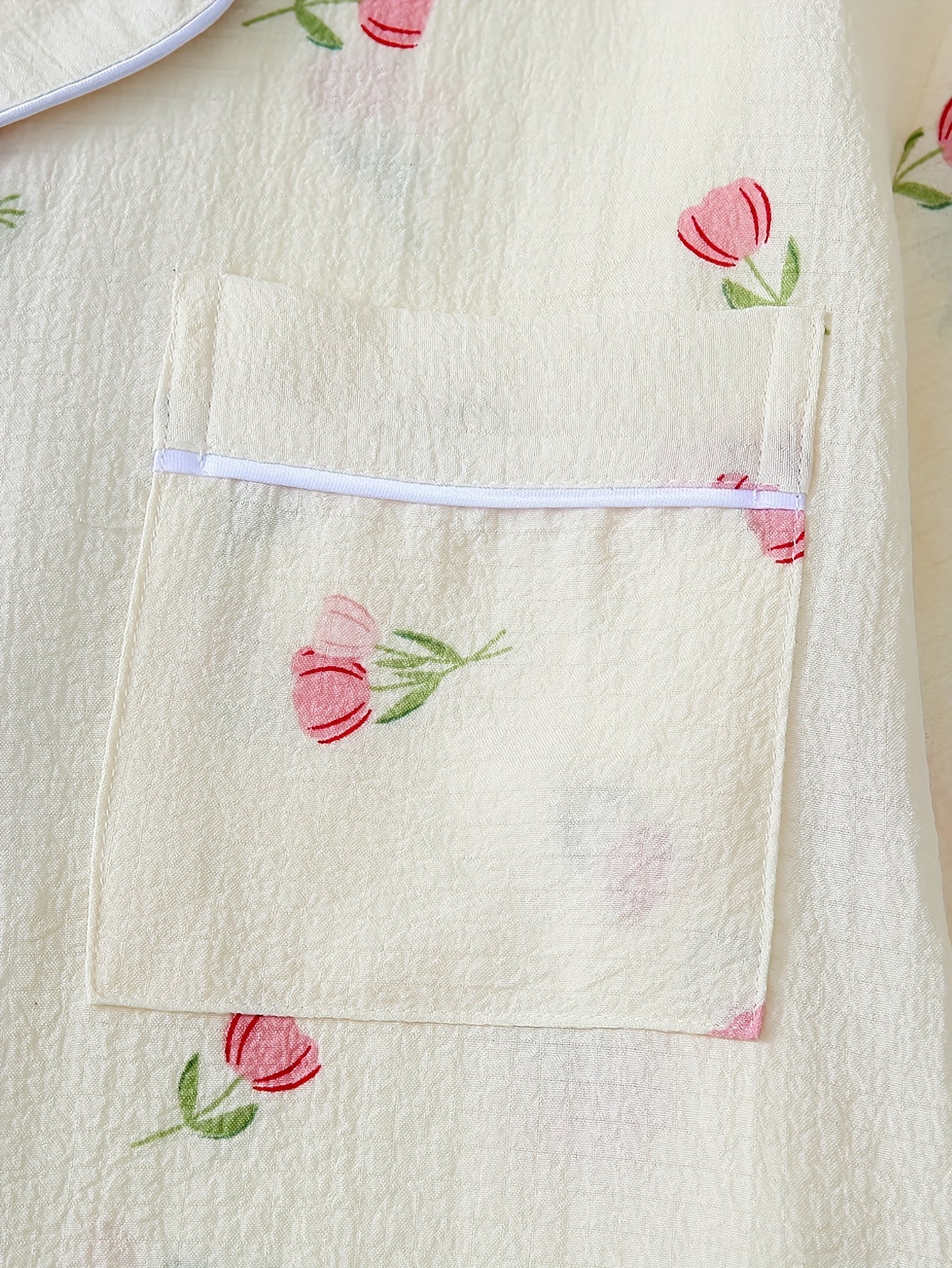 Mini flowers Full sleeve pajamas set (Four seasons)