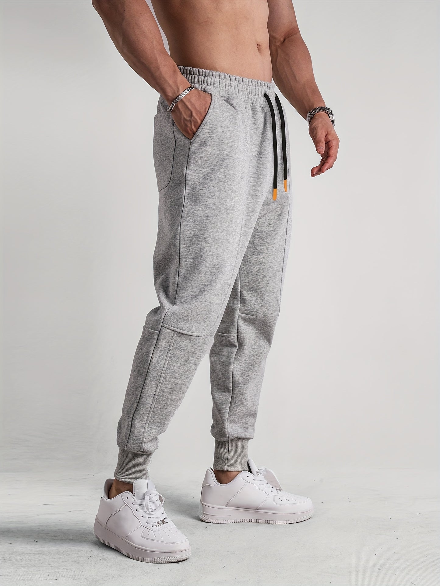 Comfy jogger pants for winter (Light Grey)