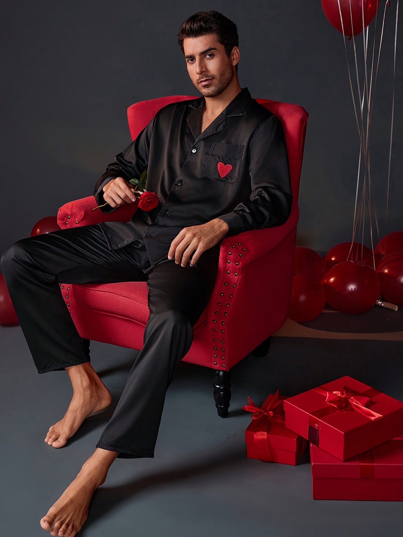 Moonlight Black loungewear set