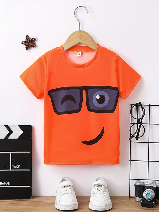 Blink t shirt for boys and kids (orange)