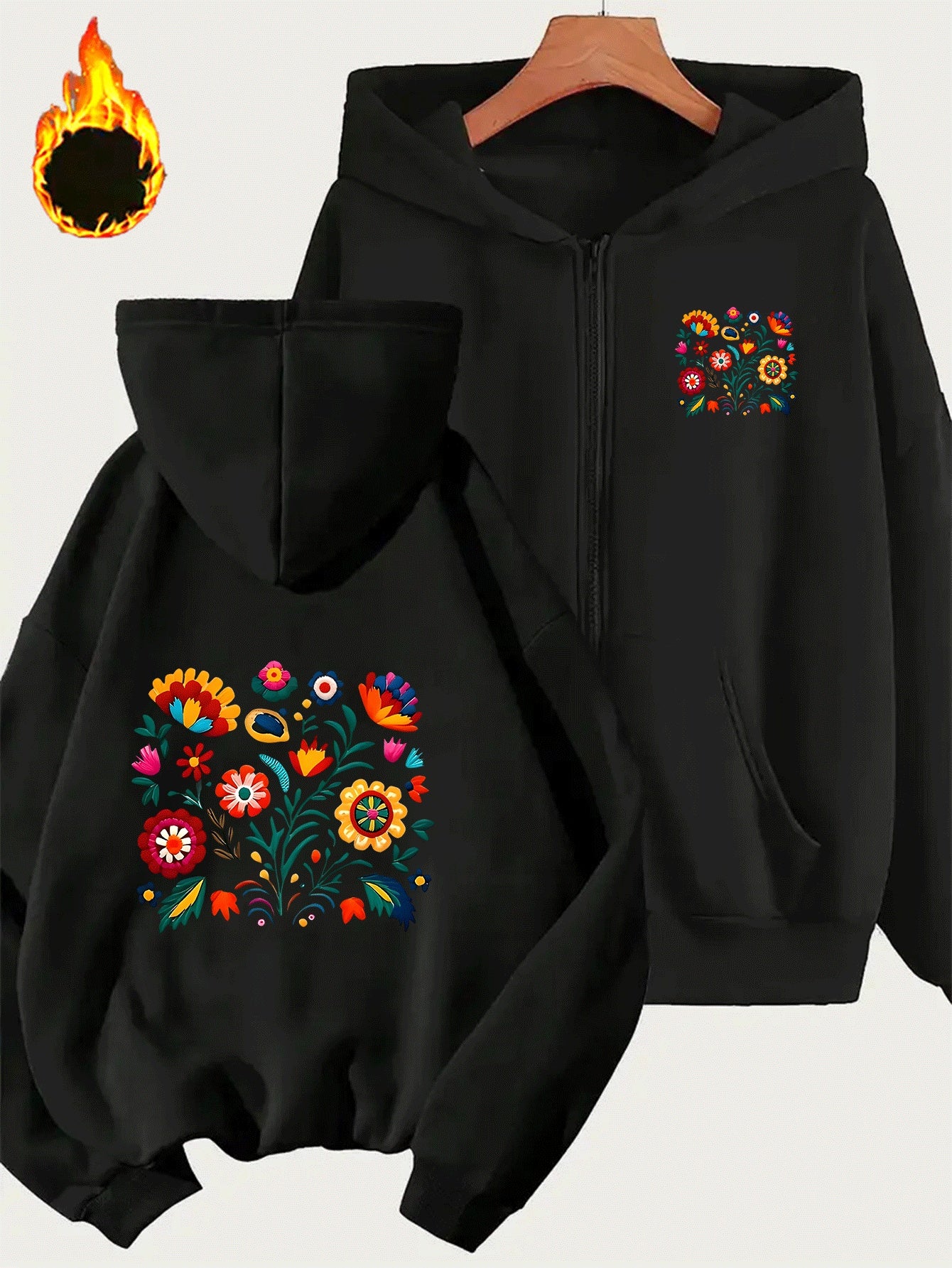 Pastel hoodies for women (Black)