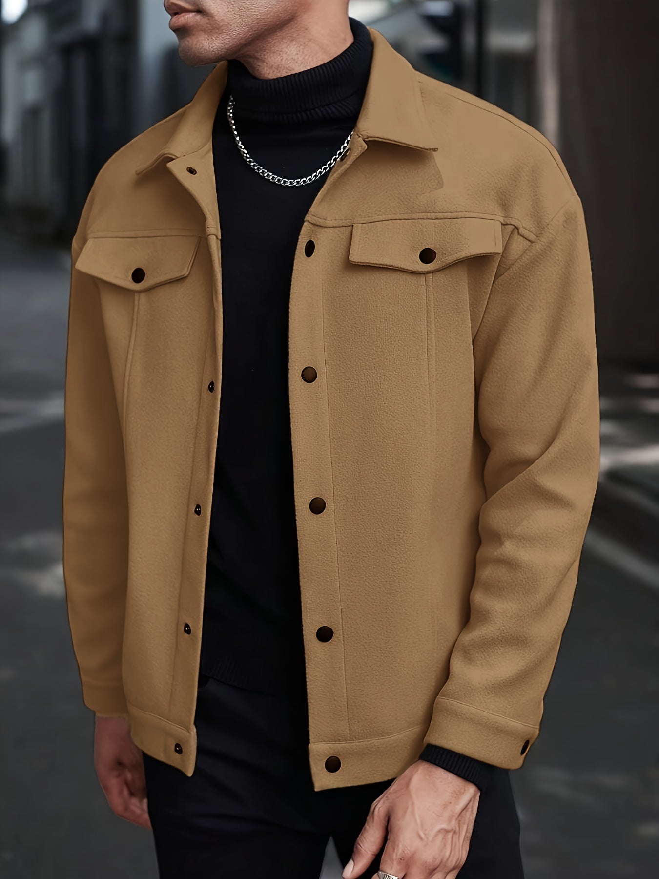 Italian wool jackets for Men (Khaki)