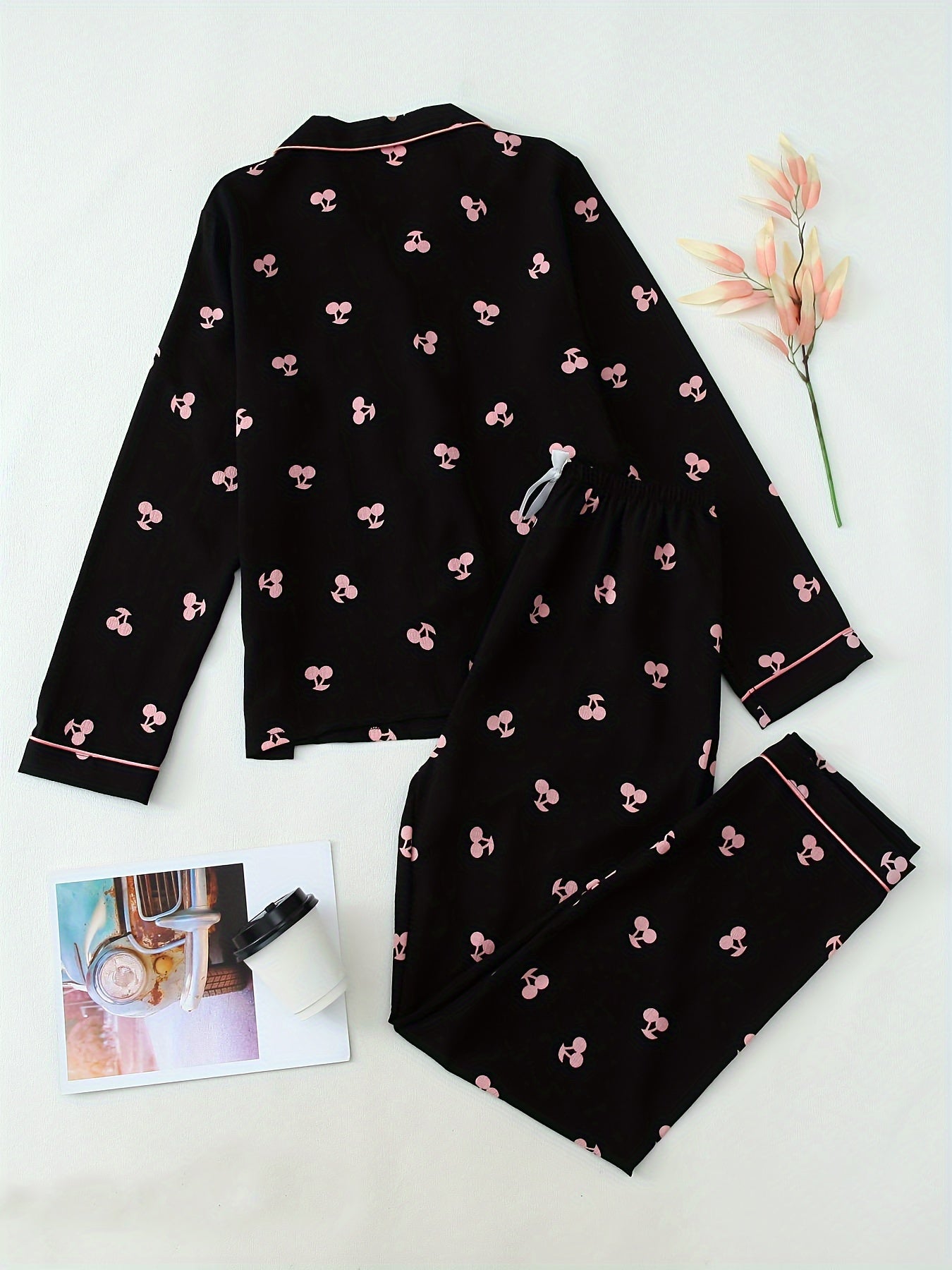 Blush Cherry Pajama Set