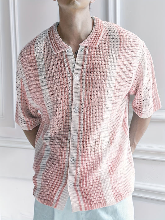 French shirt (Reddish-White)