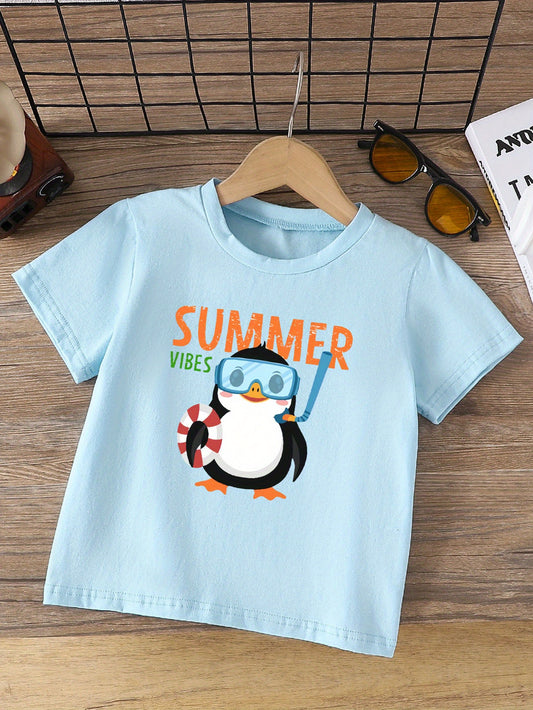 Summer vibes for kids and boys (Sky blue)
