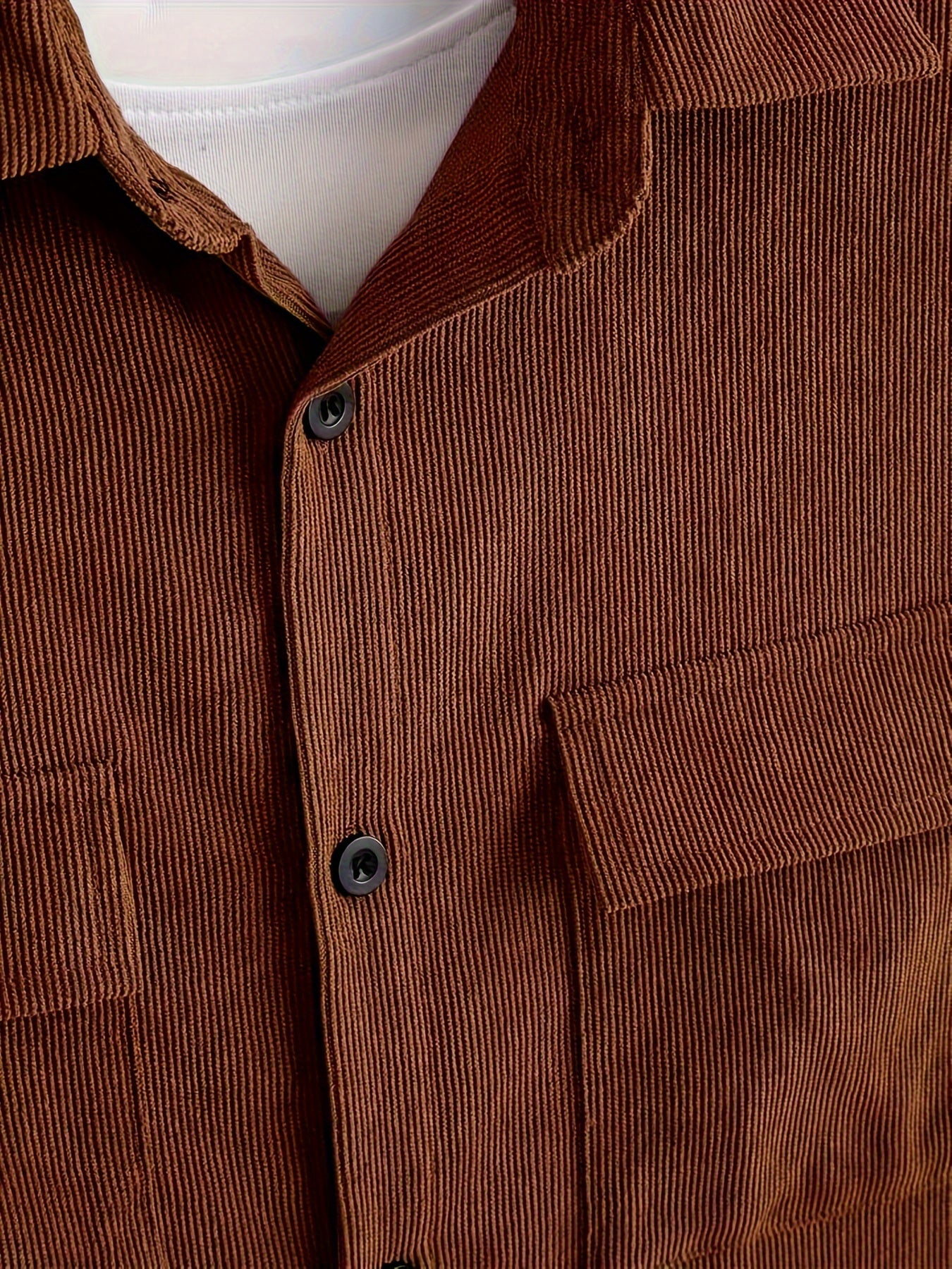 Corduroy Shirt- Brown