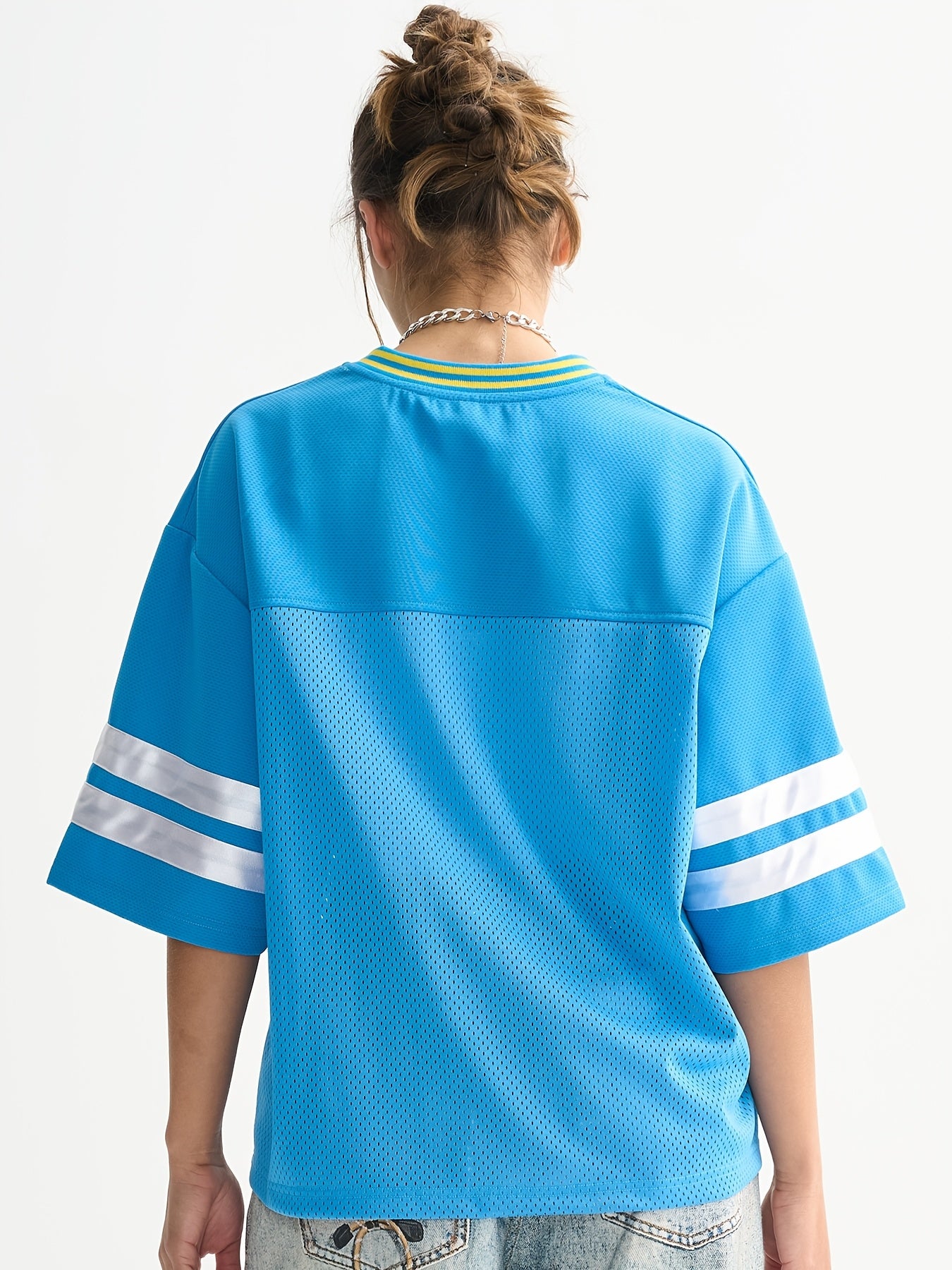 Confident printed tshirt (Sky Blue)