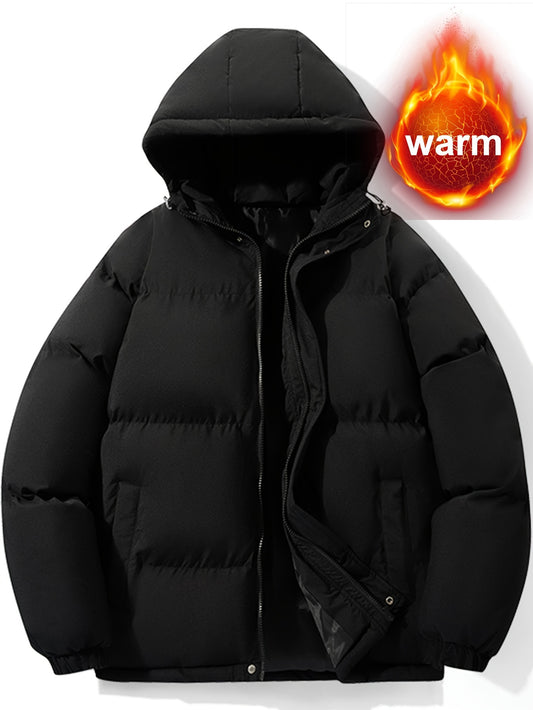 Warm OBM Jacket with Hood (Unisex) - WaterProof Black