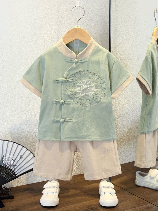 Cute Chinese tracksuit for boys and girls