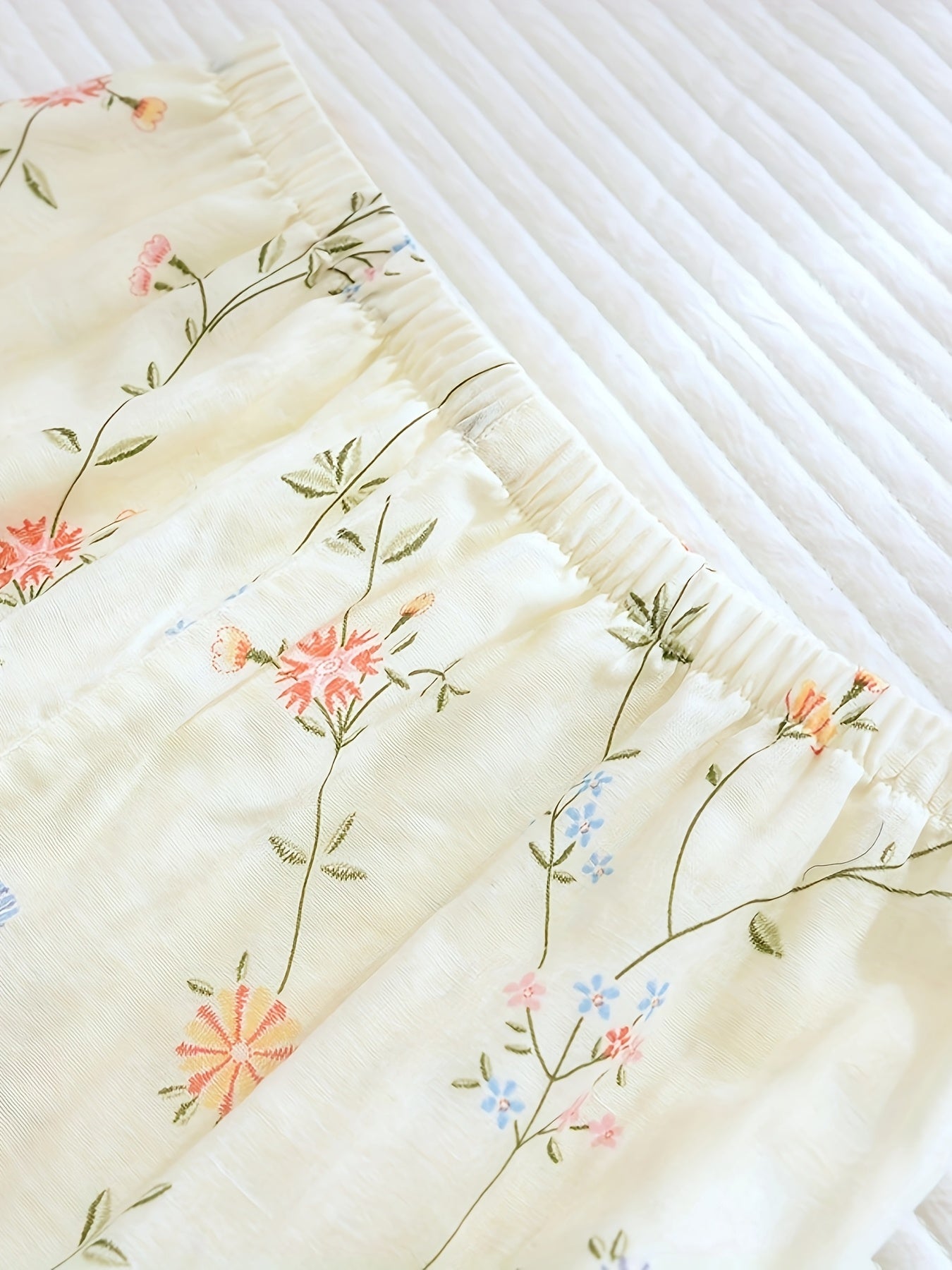 Double layer Gauze Pajamas set Full sleeves