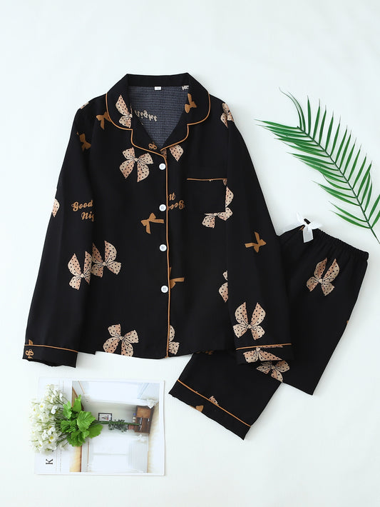 Butterfly print Pajamas set