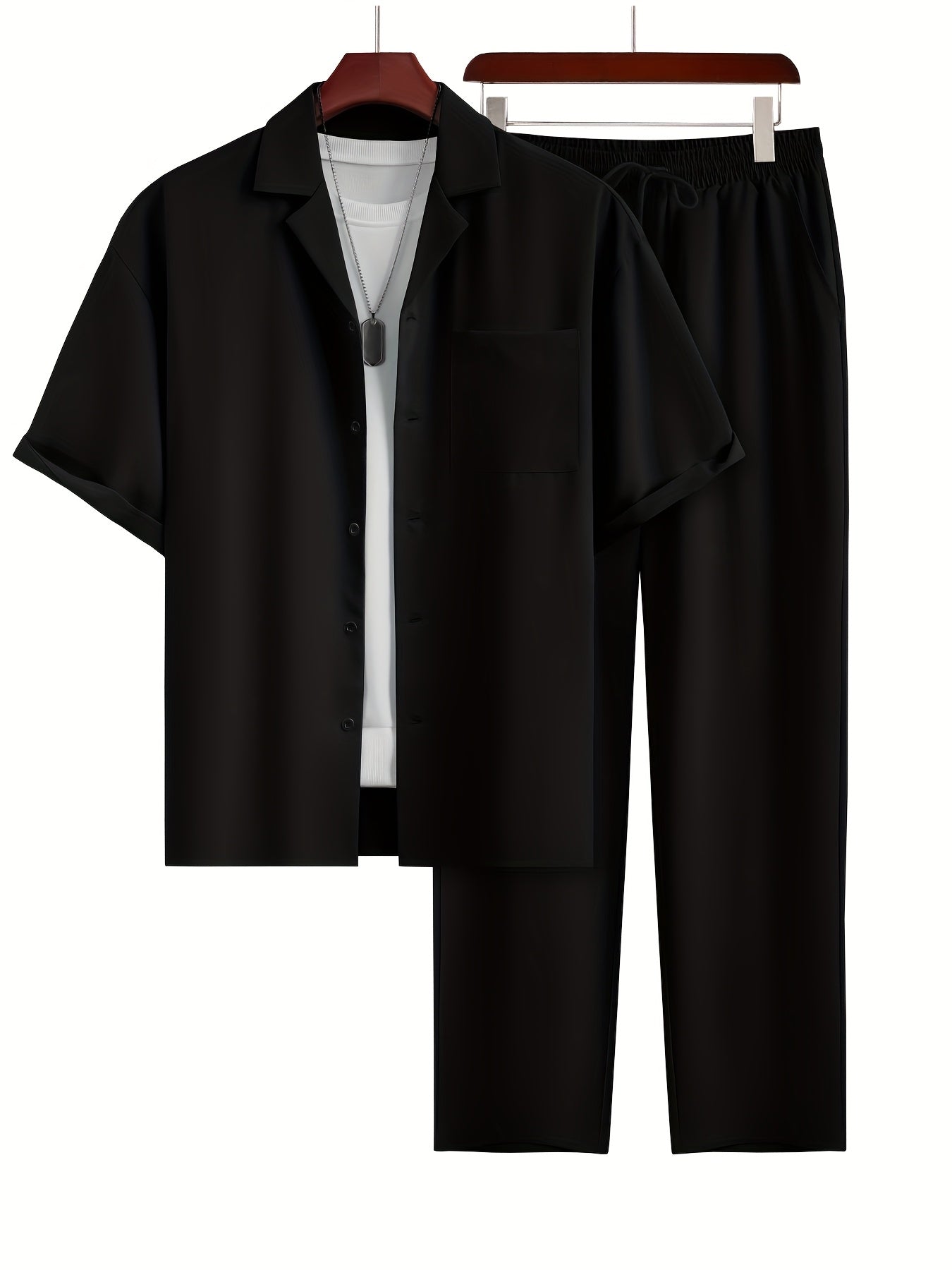 Decent Cuban Collar Tracksuit (Black)